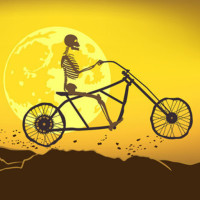 Play Halloween Wheelie Bike now!